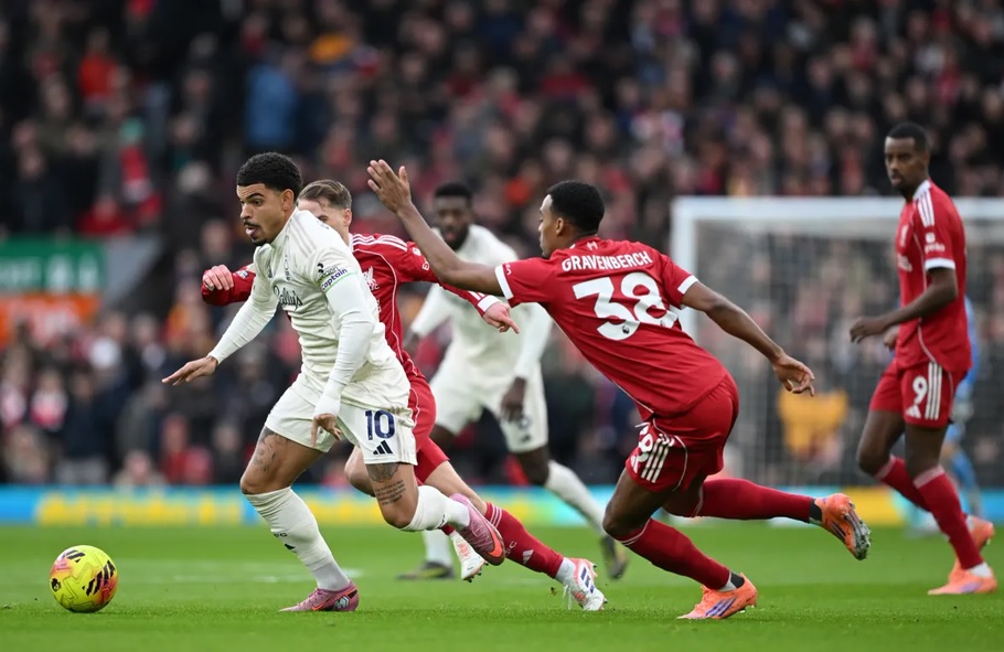 Liverpool vs Nottingham Forest