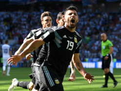 Aguero scores first World Cup goal after eight-game drought