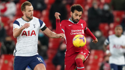 Liverpool’s Salah next to Kane in Premier League ranks