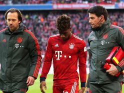 Coman forced off with hamstring tear as Bayern hold on to beat Hertha