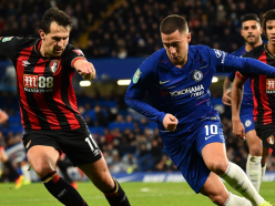 Hazard strike sees Chelsea past Bournemouth