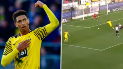 Video: Watch Bellingham score Messi-esque wonder goal for Dortmund