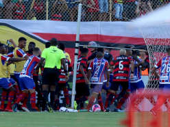 VIDEO: Nine red cards shown as Brazilian derby abandoned in chaos