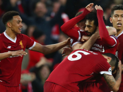 Liverpool hit five in first-leg rout