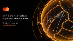 Win a Jose Mourinho NFT created by Mastercard… with a priceless surprise inside