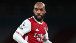 Lacazette limps off during Arsenal draw with Fulham as striker suffers suspected hamstring injury