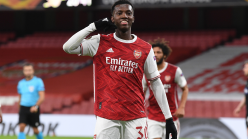 Arsenal 3-0 Dundalk: Gunners ease to victory after Nketiah breakthrough