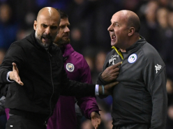 VIDEO: Guardiola fumes after Delph sent off in Wigan clash