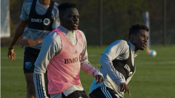 Kizza reacts after Wanyama assist in Montreal Impact win over Toronto