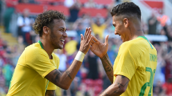 Neymar and Firmino lead Brazil