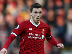 Robertson proves to Liverpool legend Riise that no 