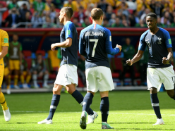 France 2 Australia 1: Historic Griezmann goal and Pogba secure slender win