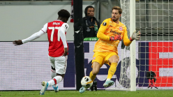 Eintracht Frankfurt 0-3 Arsenal: Saka punishes 10-man hosts