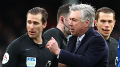 Ancelotti hit with FA misconduct charge after angry reaction to VAR-disallowed Everton winner v Man Utd