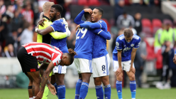 Super-sub Daka assists as Leicester City overcome Onyeka’s Brentford