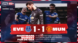 Manchester United falter at Everton amid VAR controversy