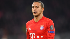 Thiago back in Bayern training after three-game absence
