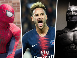 Neymar channels his inner superhero with Batman and Spider-Man tattoos