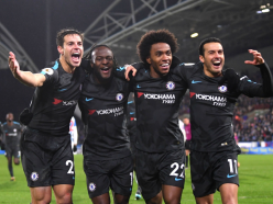 Victor Moses salutes teammates after Brighton and Hove Albion thrashing
