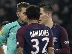 Dani Alves given three-match ban after screaming at referee