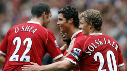Ronaldo and Scholes make Solskjaer’s dream six-a-side team of Manchester United legends