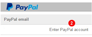 user paypal button